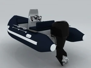 transportation - kayaking 3D Model