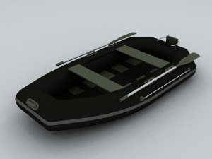 transportation - kayaking 01 3D मॉडल