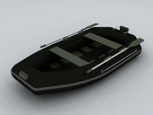 transportation - kayaking 01 3D Model