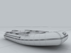 transportation - kayaking 01 3D मॉडल