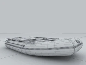 transportation - kayaking 01 3D Model