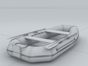 transportation - kayaking 01 3D मॉडल