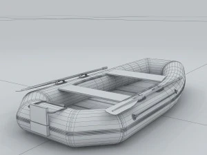 transportation - kayaking 01 3D Model