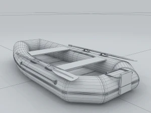 transportation - kayaking 01 3D Model