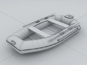 transportation - kayaking 01 3D Model