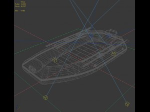 transportation - kayaking 01 3D मॉडल