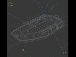 transportation - kayaking 01 3D Model