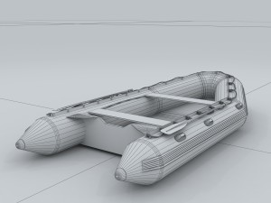 transportation - kayaking 02 Modelo 3D
