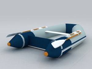 transportation - kayaking 03 Model 3D