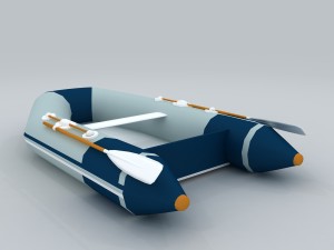 transportation - kayaking 03 Model 3D