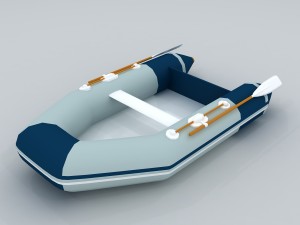 transportation - kayaking 03 Model 3D