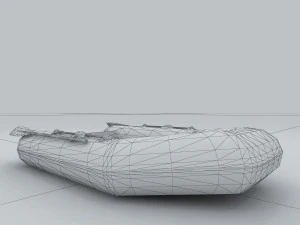 transportation - kayaking 03 3D Model