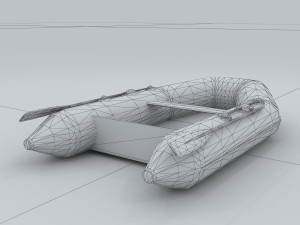 transportation - kayaking 03 Model 3D