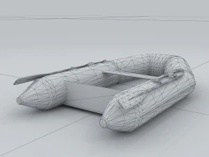 transportation - kayaking 03 3D Model