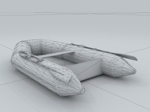 transportation - kayaking 03 Model 3D