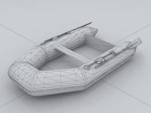 transportation - kayaking 03 Model 3D