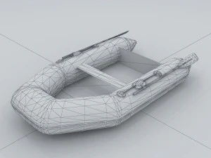 transportation - kayaking 03 3D Model