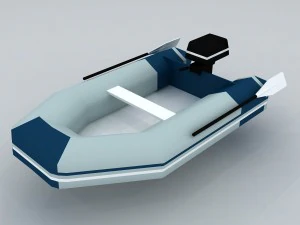 transportation - kayaking 04 3D Model