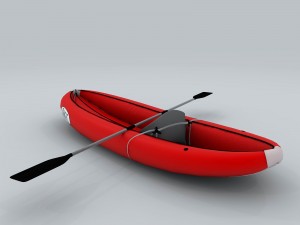 transportation - kayaking 06 3D Model
