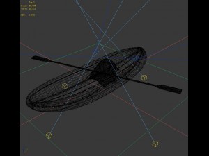transportation - kayaking 06 3D Model