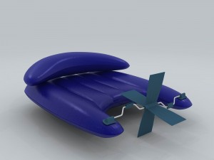 transportation - kayaking 07 3D 모델