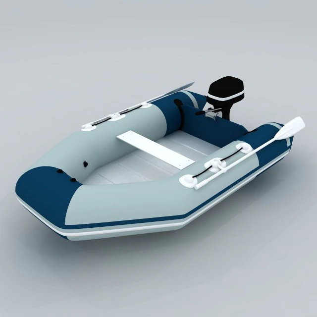 transportation - kayaking 08 3D Model .c4d .max .obj .3ds .fbx .stl .blend 