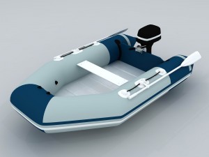 transportation - kayaking 08 Model 3D