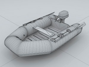 transportation - kayaking 08 3D मॉडल