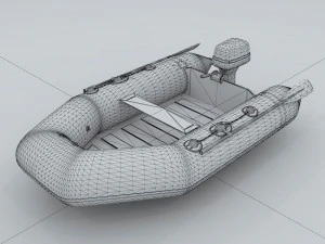 transportation - kayaking 08 3D Model