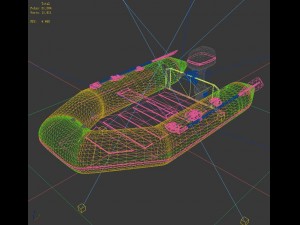transportation - kayaking 08 3D मॉडल