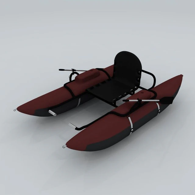 transportation - kayaking 09 3D Model .c4d .max .obj .3ds .fbx .stl .blend