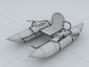 transportation - kayaking 09 3D मॉडल