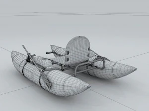 transportation - kayaking 09 3D Model