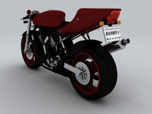 transportation - motorcycles 01 3D Model