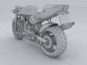 transportation - motorcycles 01 3D Model