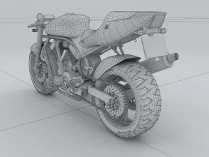 transportation - motorcycles 01 3D Model
