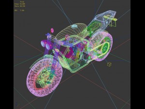 transportation - motorcycles 01 3D Model