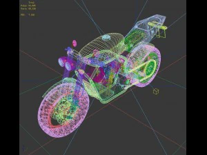transportation - motorcycles 01 3D Model