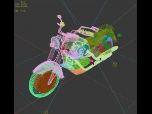transportation - motorcycles 03 3D Model
