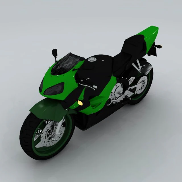 transportation - motorcycles 04 3D Model .c4d .max .obj .3ds .fbx .stl .blend 