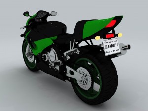 transportation - motorcycles 04 3D Модель