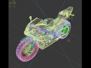 transportation - motorcycles 04 3D Model