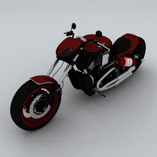 transportation - motorcycles 05 3D Model .c4d .max .obj .3ds .fbx .stl .blend 