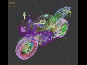 transportation - motorcycles 11 3D Model