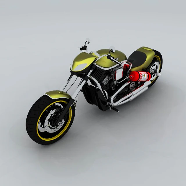 transportation - motorcycles 14 3D Model .c4d .max .obj .3ds .fbx .stl .blend 
