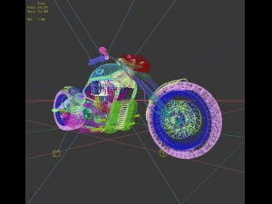 transportation - motorcycles 14 3D Model