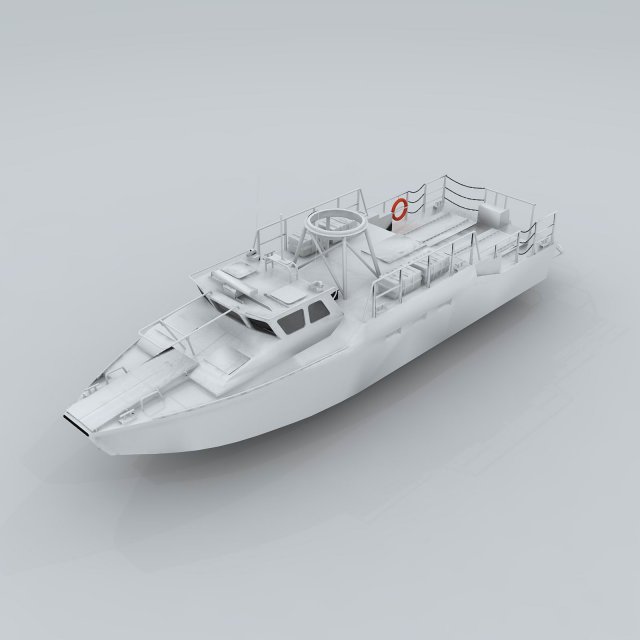 transportation - yacht 3D 模型 .c4d .max .obj .3ds .fbx .stl .blend