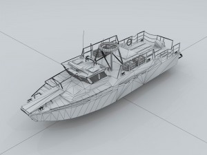 transportation - yacht 3D 模型