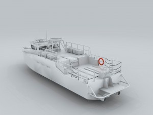 transportation - yacht 3D 模型