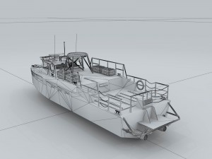 transportation - yacht 3D 模型
